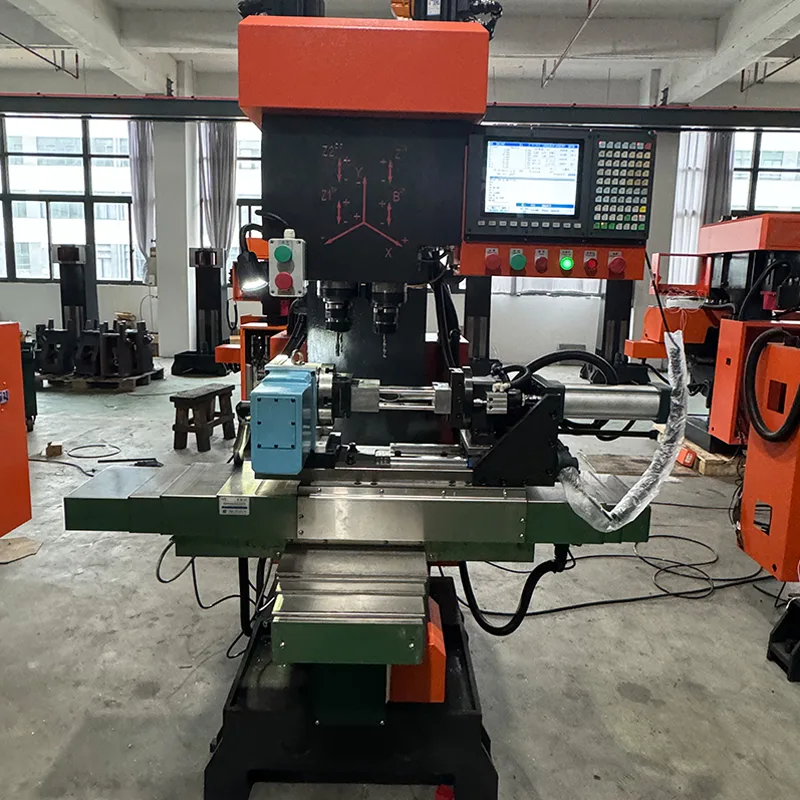 Doğrusal Kılavuz Delme Kılavuz Çekme Merkezi Açık Tip